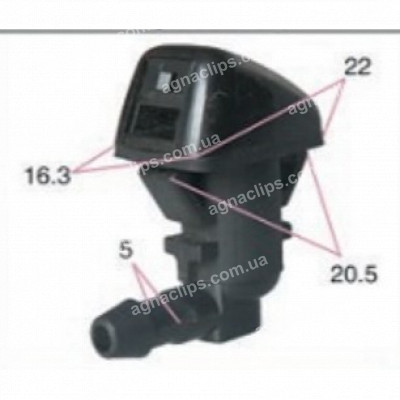 F7097 Форсунка Ford BC3Z17603