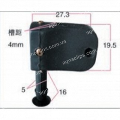 F7116 Форсунка 3-струменева Mercedes Vito Sprinter Renault VW Ssangyong Smart