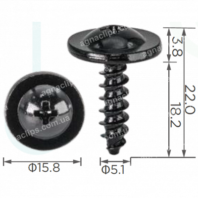 H 2310 Саморіз 5х18 BMW 7147146367