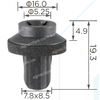 C 3374 Кліпса Mercedes A0009983685