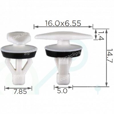 C 3674 Кліпса VW Audi 8E0837485B 8E0837485D 8E0837485C