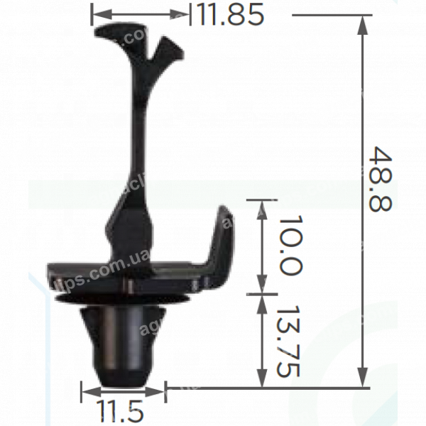 C 3683 Кліпса Toyota Lexus 6221742030