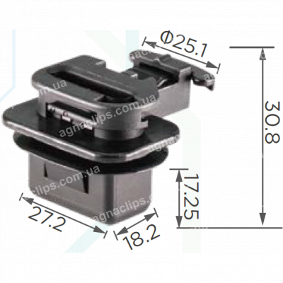 C 3690 Кліпса Honda Acura 82137SDA003