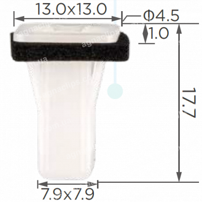 C 3701 Кліпса Great Wall 09320034