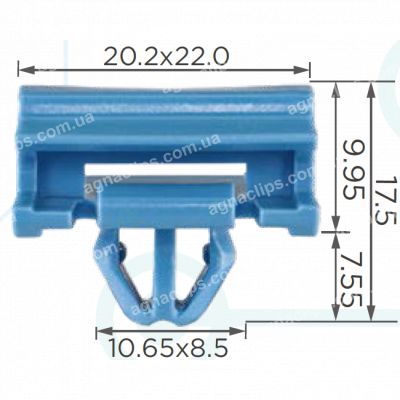 C 3702 Кліпса BMW 51127488356