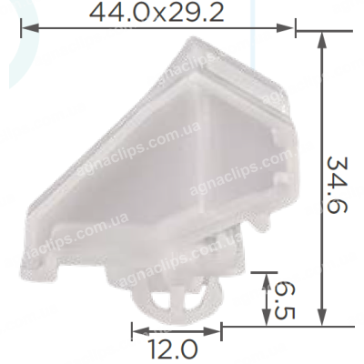 C 3704 Кліпса BMW 51127488348