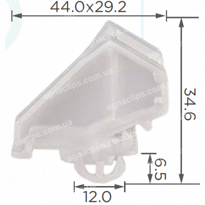 C 3704 Кліпса BMW 51127488348