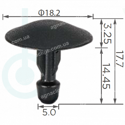 C 3706 Кліпса BMW 51717048316