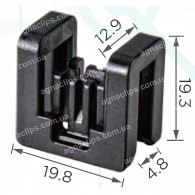 C 3718 Кліпса Nissan Infiniti 668204BA5A