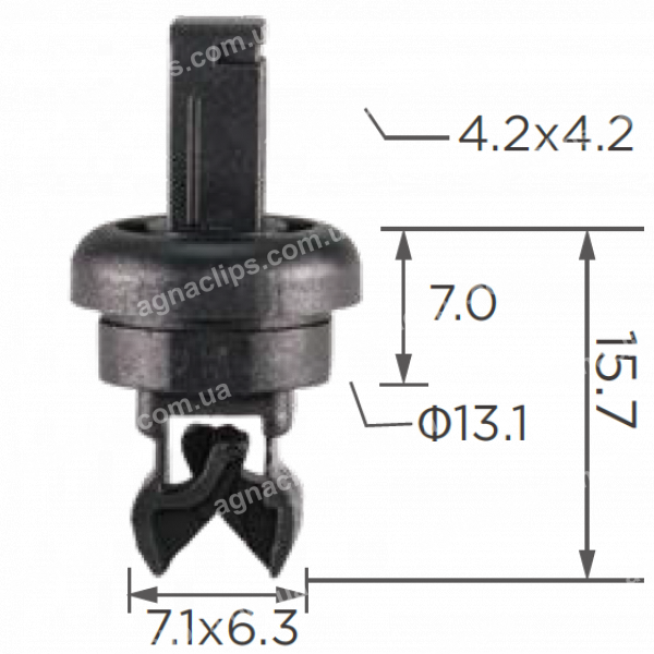 C 3719 Кліпса Nissan 79916JD00A