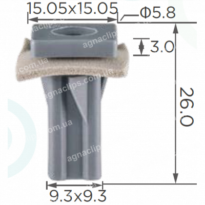 C 3721 Кліпса Ford 4915541 W714172S300