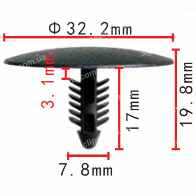 C 3722 Кліпса Ford W705002S300 4067083