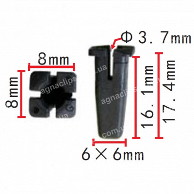 C 3744 Кліпса Toyota Lexus 9018904231