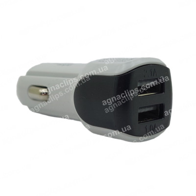 АЗУ MLQ 701 (2USB 2.4A) з підсвічуванням