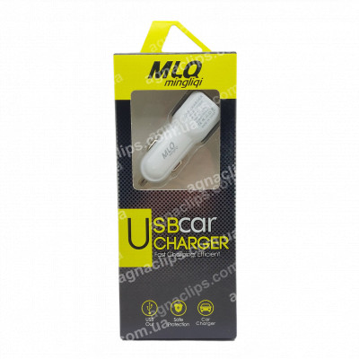 АЗУ MLQ 701 (2USB 2.4A) з підсвічуванням