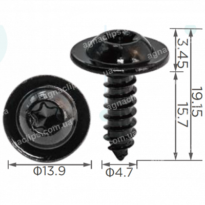 H 2349 Саморіз 4.7х16