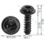 H 2381 Саморіз 5х16 GM Ford Chrysler 11611225 W506964-S450B 6510672AA