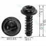 H 2381 Саморіз 5х16 GM Ford Chrysler 11611225 W506964-S450B 6510672AA