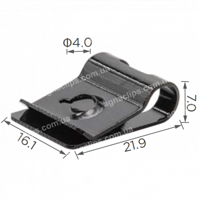 H 2160 Скоба 22x16 універсальна