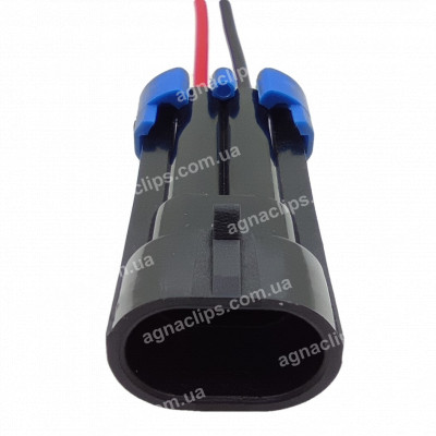 RP1222 Роз'єм 2-к штирьовий 12162000 відп. частина RP270