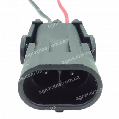 RP1223 Роз'єм 2-к штирьовий 12010973 отв.частина RP1010