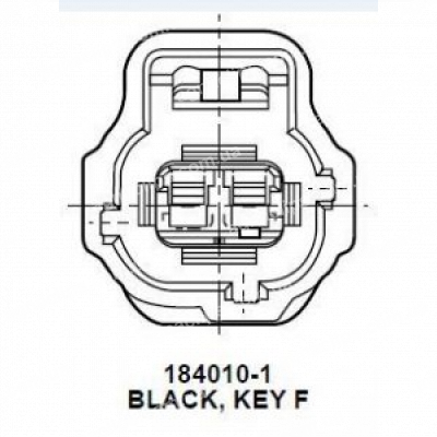 RP1117 Роз'єм 2-к Toyota Ford 184010-1