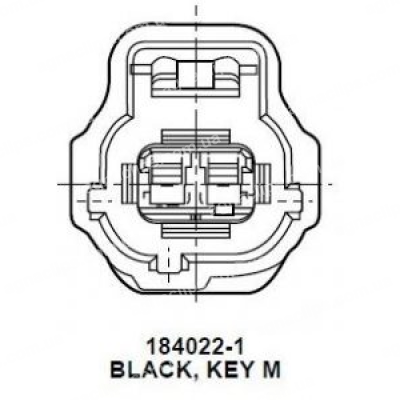 RP1118 Роз'єм 2-к Toyota Ford 184022-1