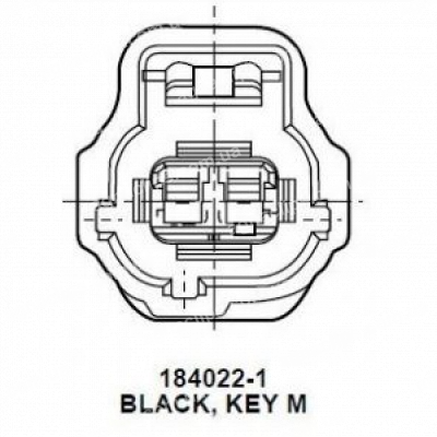 RP1118 Роз'єм 2-к Toyota Ford 184022-1