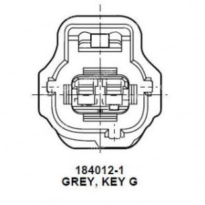 RP1124 Роз'єм 2-к Toyota Ford 184012-1