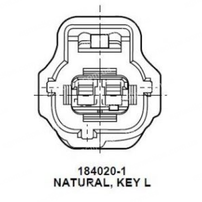 RP1122 Роз'єм 2-к 184020-1 Ford Toyota