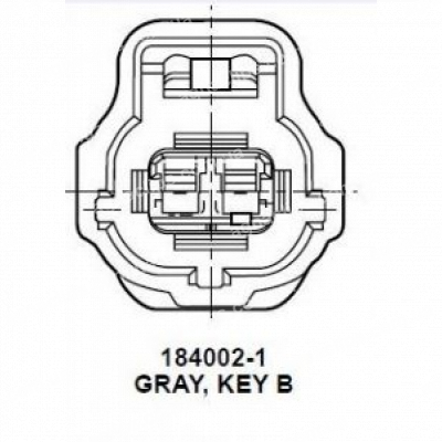 RP1121 Роз'єм 2-к Ford Toyota 90980-10735 178390-2 90980-11061 184002-1