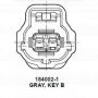 RP1121 Роз'єм 2-к Ford Toyota 90980-10735 178390-2 90980-11061 184002-1