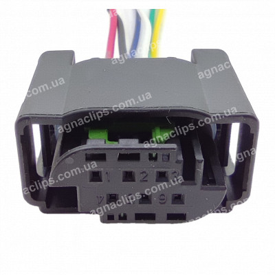 RP1198 Роз'єм 6-к Audi Seat Skoda VW Volvo Hyundai 1-967616-1 7M0973119