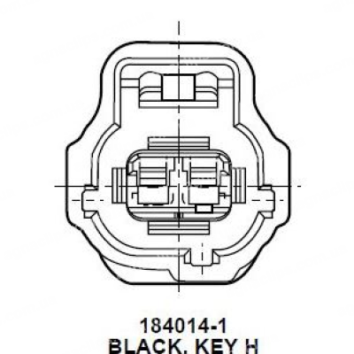RP1123 Роз'єм 2-к Toyota Nissan178390-3 184014-1