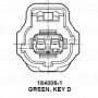 RP1119 Роз'єм 2-к Toyota Ford 184006-1 178392-2 90980-11062 90980-10737 3U2Z-14S411-BA