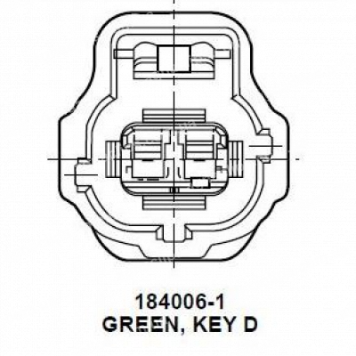 RP1119 Роз'єм 2-к Toyota Ford 184006-1 178392-2 90980-11062 90980-10737 3U2Z-14S411-BA