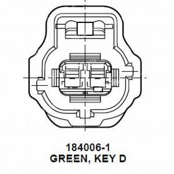 RP1119 Роз'єм 2-к Toyota Ford 184006-1 178392-2 90980-11062 90980-10737 3U2Z-14S411-BA