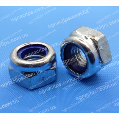 Гайка М8 з фторопластовим вкладишем