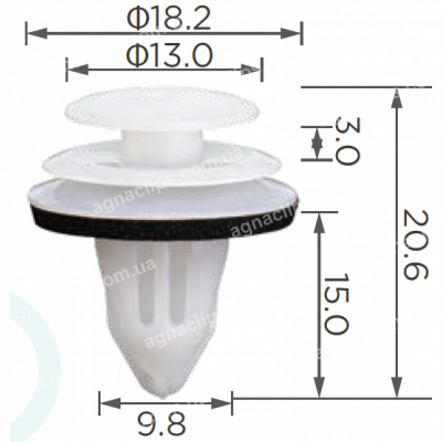 C 3807 Кліпса Great Wall 09630018