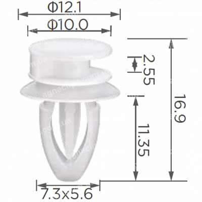 C 3815 Кліпса GM Opel 90459628