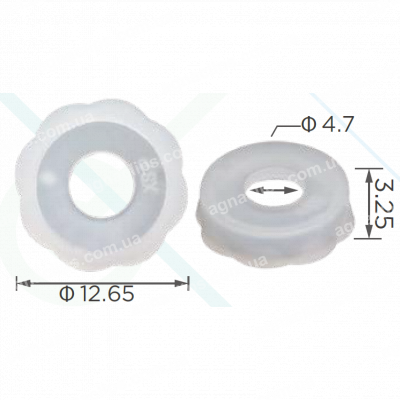 C 3857 Втулка під саморіз отв.частина C3858