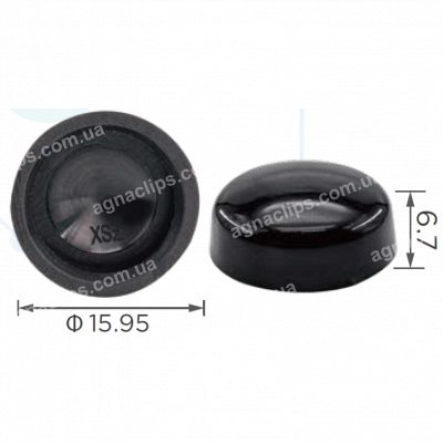 C 3858 Ковпачок під саморіз відп. частина C3857