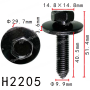 H 2205 Болт GM 11501194 M10x41 із шайбою