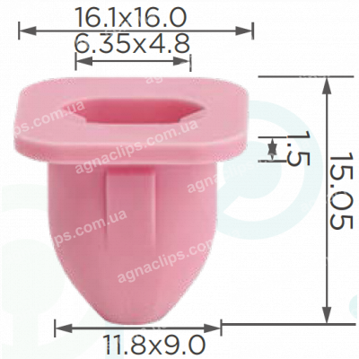 C 3776 Кліпса Toyota Lexus 7651960010