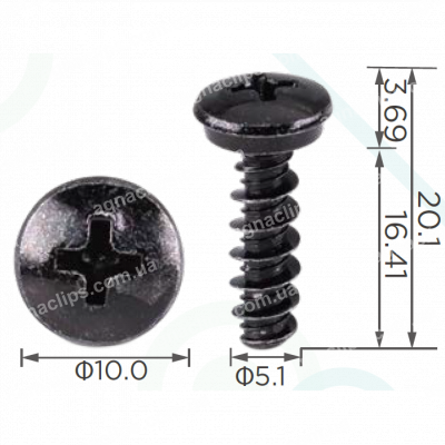 H 2316 Саморіз BMW 5х16 51118122522