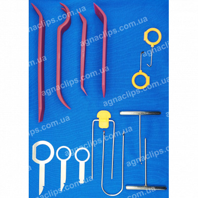 LT124 Набір знімачів автомобільної обшивки та магнітоли 13 шт