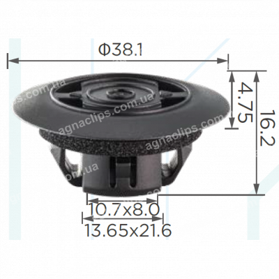C 3765 Кліпса Toyota 9046722014