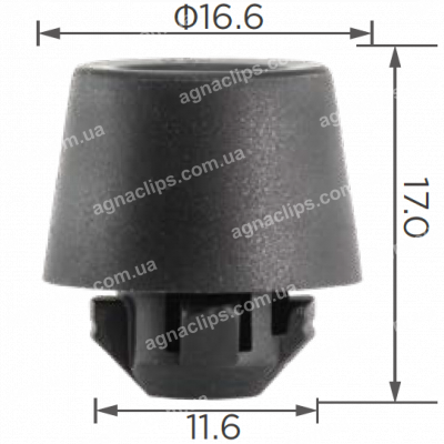 Відбійник капота Toyota Lexus 9054109117
