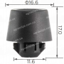 Відбійник капота Toyota Lexus 9054109117