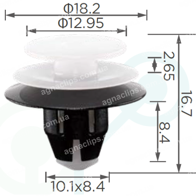 C 3775 Кліпса Toyota Lexus 6339512150 6777133030